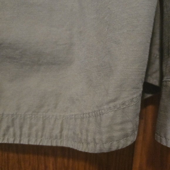 OLD NAVY Olive Green Army Jacket Utility Coat Button Down Gorpcore Size XL - Picture 12 of 17